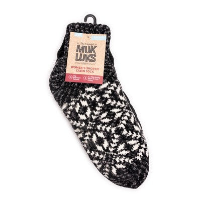  MUK LUKS Women's 2 Pack Chenille Cabin Socks