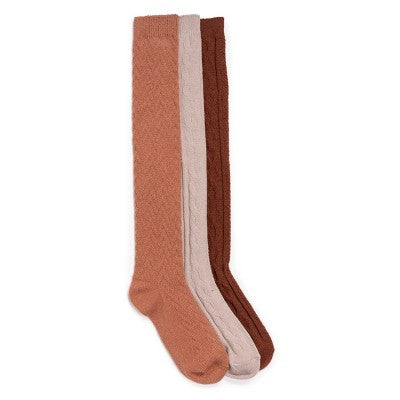  MUK LUKS Women's 3 Pair Pack Knee High Socks