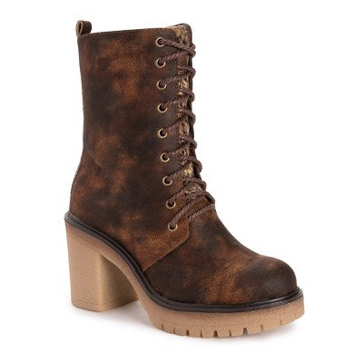  MUK LUKS Women's Riser Jazz Heeled Boots