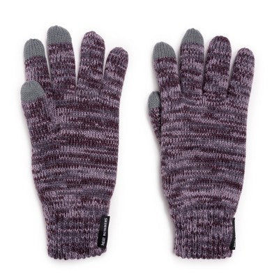  MUK LUKS Women's Patch Pom Mittens