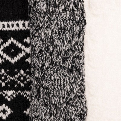  MUK LUKS Women's 3 Pack Boot Socks
