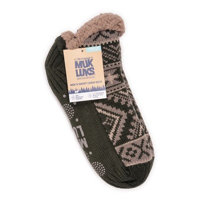  MUK LUKS Men's Ankle Cabin Socks