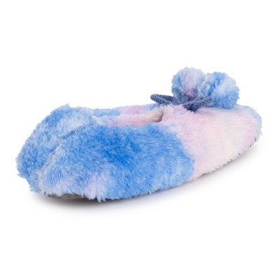  MUK LUKS Women's Tie Dye Ballerina Slipper Sock