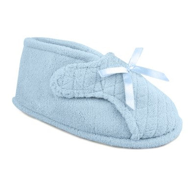  Softones By MUK LUKS Women's Micro Chenille Adjustable Bootie Slippers