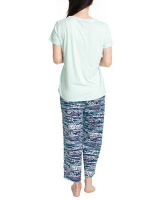  MUK LUKS Womens 2 Piece Feel Good Pajama Set