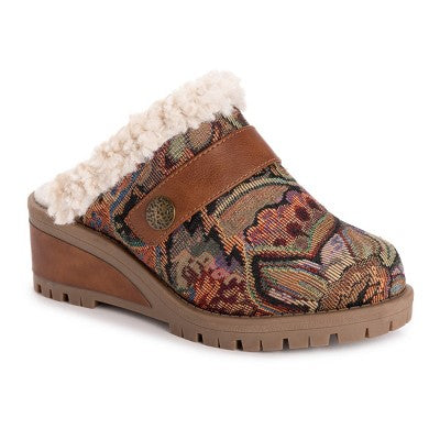  MUK LUKS Women's Norway Bergen Wedge Clog Shoes