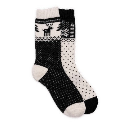  MUK LUKS Women's 2 Pack Wool Socks