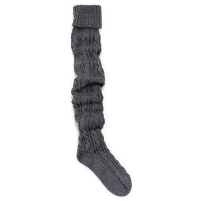  MUK LUKS Women's Cable Knit Over The Knee Socks