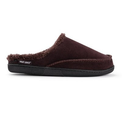 MUK LUKS Men's Faux Suede Clog Slippers