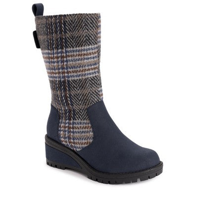  MUK LUKS Women's Norway Floro Wedge Boots