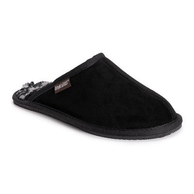  MUK LUKS Men's Dave Printed Berber Suede Scuff