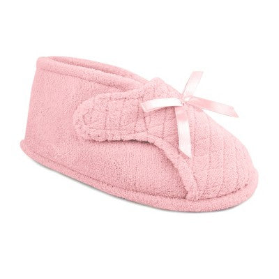  Softones By MUK LUKS Women's Micro Chenille Adjustable Bootie Slippers
