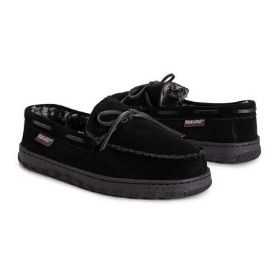  MUK LUKS Men's Paul Printed Berber Suede Slipper