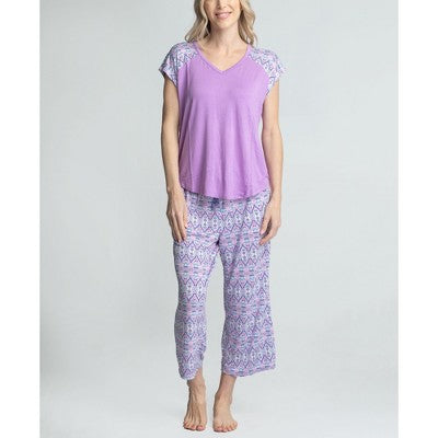  MUK LUKS Women's Blue Lagoon Pajama Set