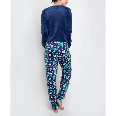  MUK LUKS Women's Cheery Chalet Jogger Set