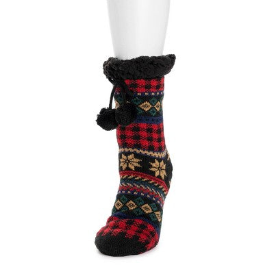  MUK LUKS Women's Tall Cabin Socks
