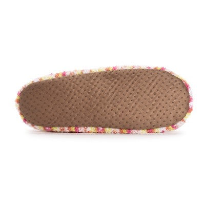  MUK LUKS Women's Terry Ballerina Slipper Sock