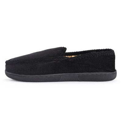 MUK LUKS Men's Corduroy Slipper With Flannel Lining