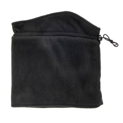  MUK LUKS Quietwear Unisex Fleece Neck Gaiter, Black, One Size Fits Most