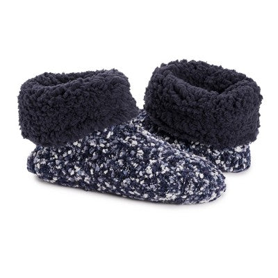  MUK LUKS Women's Popcorn Cuff Bootie Slippers