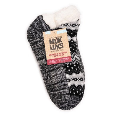  MUK LUKS Women's 2 Pack Short Cabin Sock